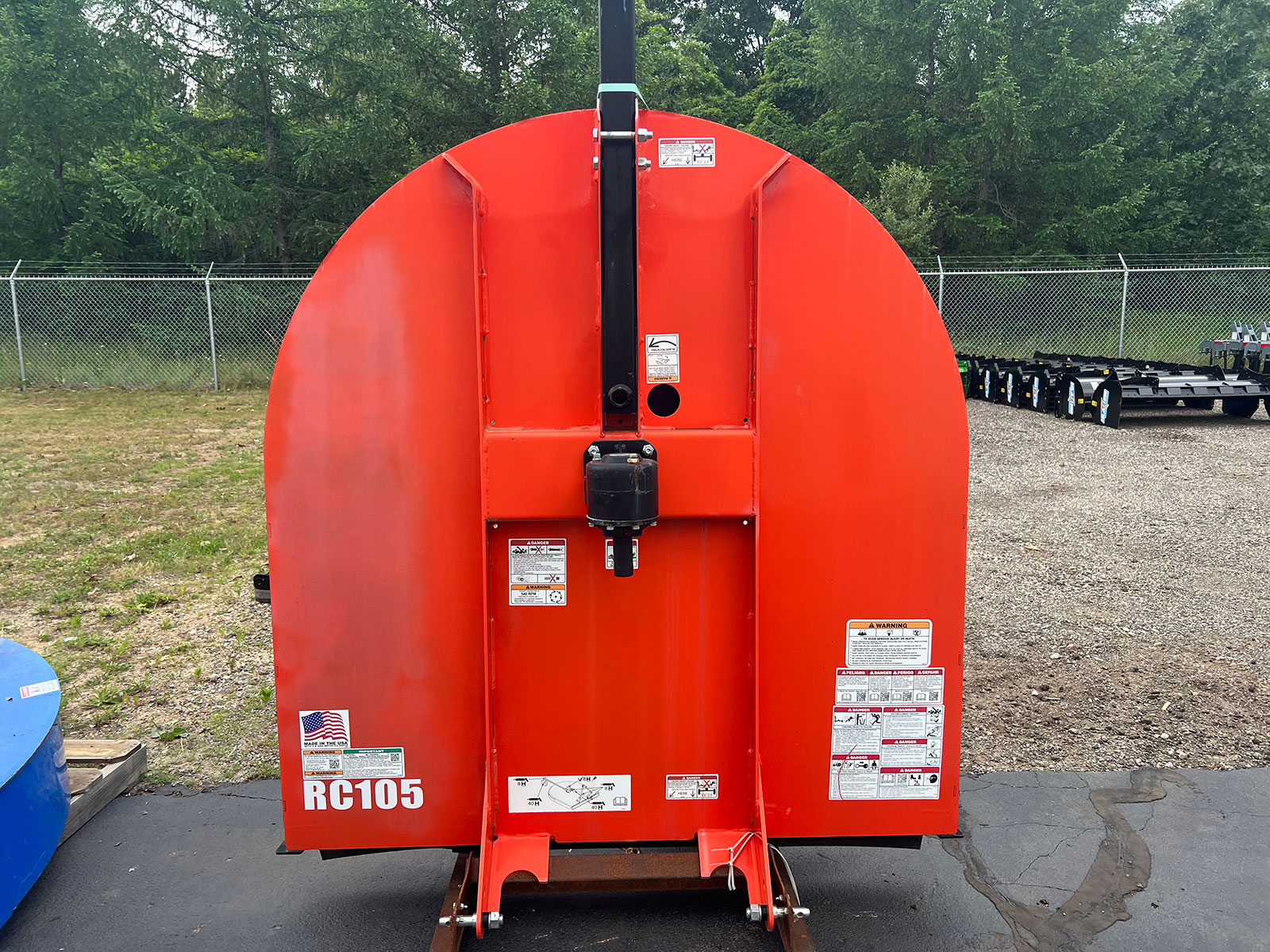 Used Orange RC105 Brush Hog