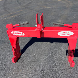 Used SpeeCo E-Hitch 3-Point Quick Hitch, Red, Front