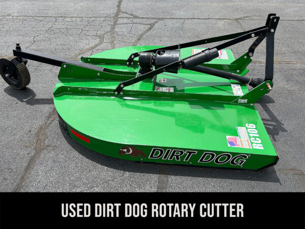 Used Dirt Dog RC106 Rotary Cutter, Side View