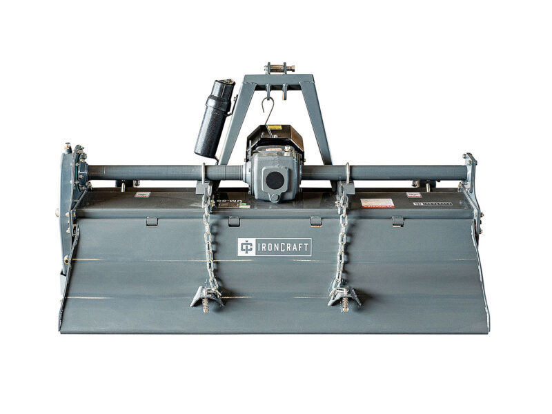 IronCraft UM Medium-Duty 3-Point Tiller, Rear View