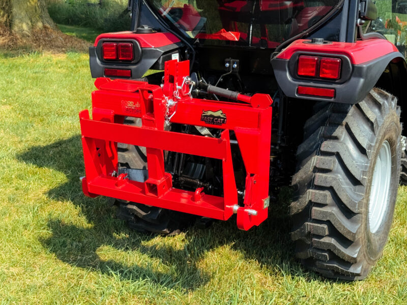 Angled View of GWT VersaBracket (Weight Rack) in Red