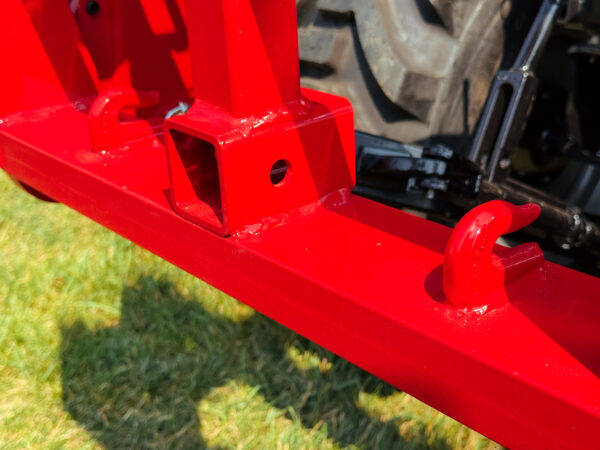 Two Welded Chain Hooks and 2 inch Receiver