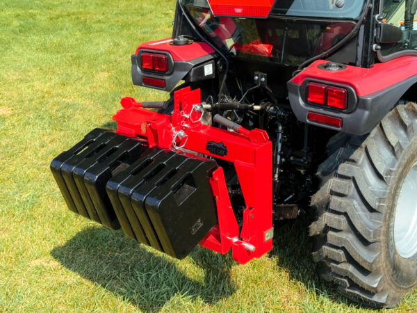 GWT VersaBracket (Red) with Eight 70 lb Suitcase Weights
