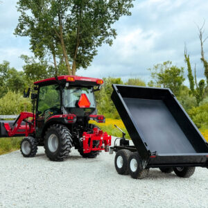 GWT Hydraulic Dump Trailer with Mahindra Tractor