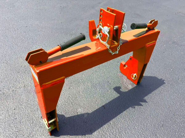 Back of Orange Fast Cat I Quick Hitch