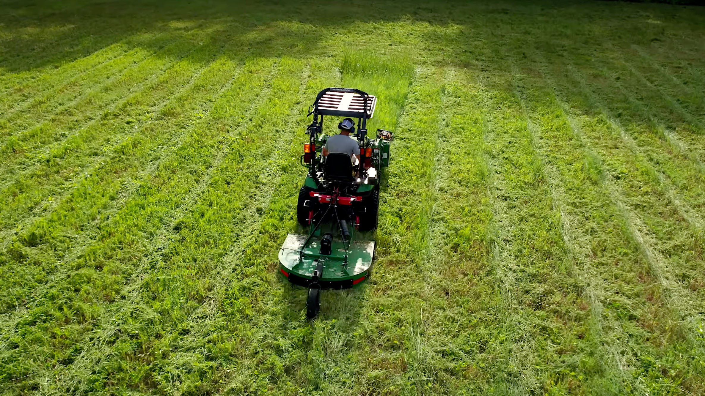 Dirt Dog Rotary Cutter in Grassy Field