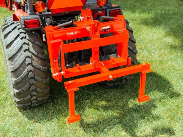 GWT Double Trash Can Hauler in Orange