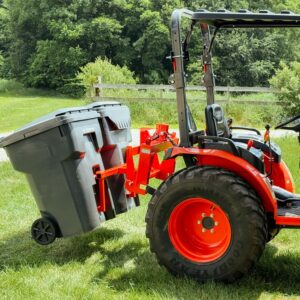 Moving Two Trash Cans on Double Trash Can Hauler