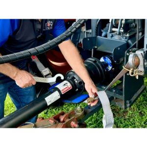 Pulling a PTO Shaft into position using the PTO Sling