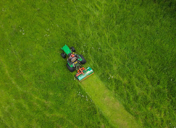 Mowing Thick Grass with Wessex WFM Flail Mower
