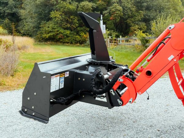 Side Rear View of Snow Blower