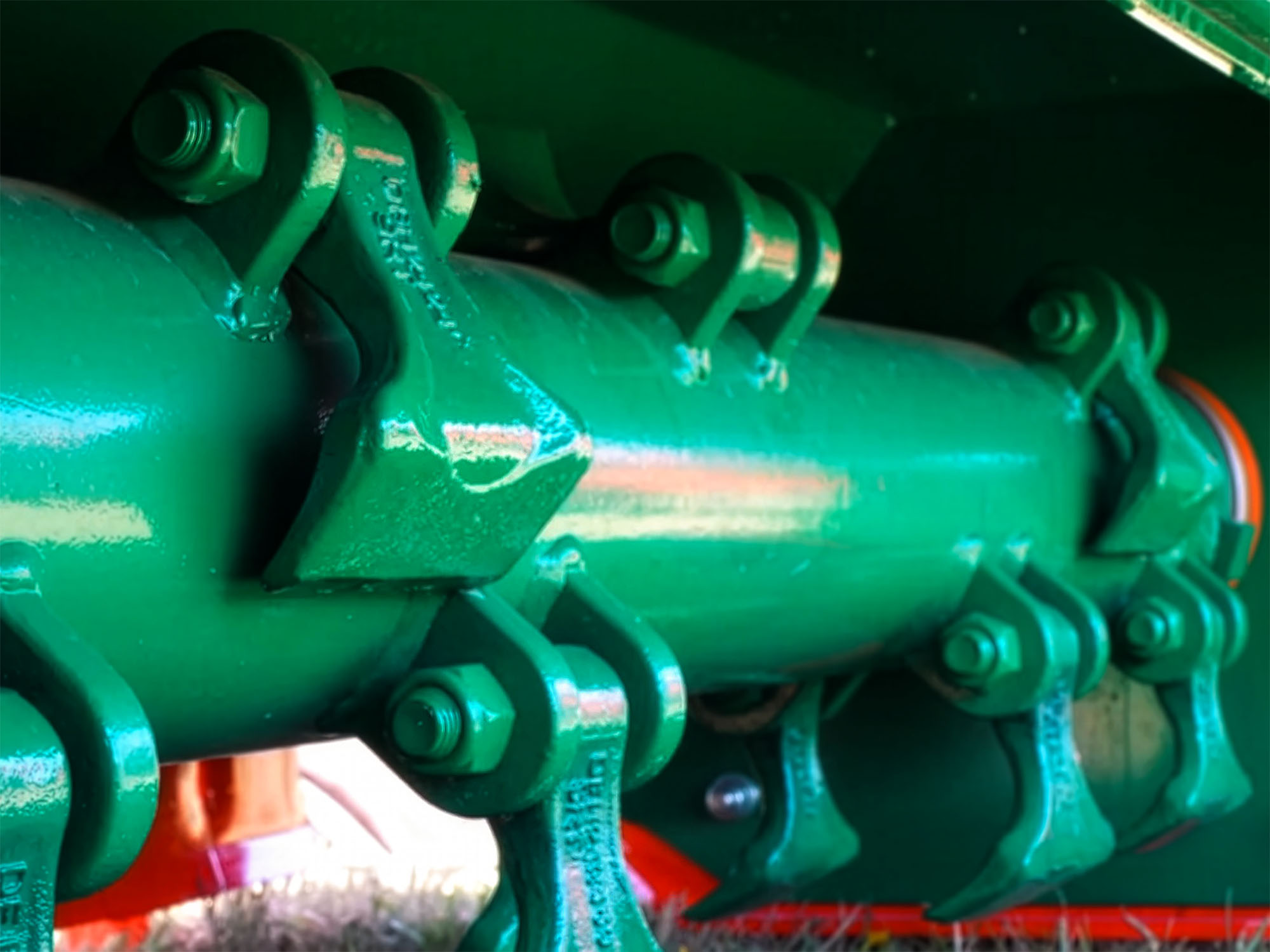 bolt-on hammer blades for flail mower